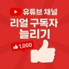 유튜브 채널 외국인 구독자 늘리기 / 1,000명단위